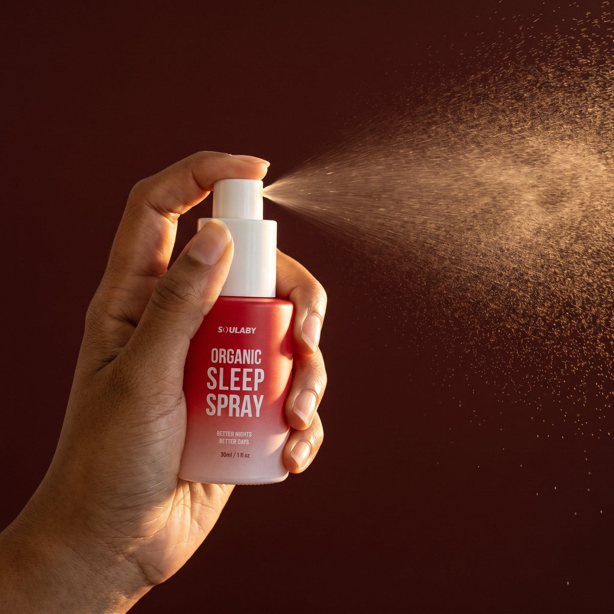 Spray sublingual en acción